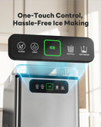 Nugget Ice Maker Countertop 40Lbs/24H Soft Chewable Ice Machine