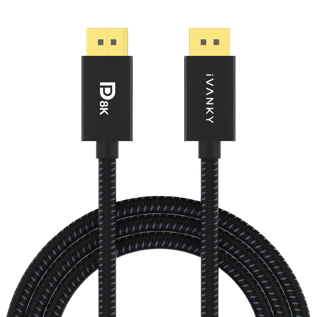 IVANKY VESA Certified 8K DisplayPort Cable 1.4, 6.6ft DP Cable Supports HDR