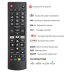 Universal Backlit Remote for LG Smart TV Remote Control Replacement
