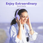 BERIBES Bluetooth Headphones Over Ear Wireless HiFi Stereo Headsets 65H 6EQ