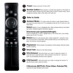 Pack of 2，for Samsung smart TV Remote Replacement