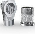 Magnetic Dryer Vent Coupling DV90 Airtight Seal Dryer Vent Connector Kit Easy to Clean Quick Connector Including a 2.6ft 4" Duct and two Clamps