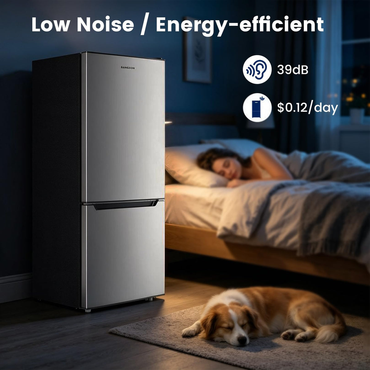 Apartment 7.1 Cu.Ft Refrigerator with Bottom Freezer Red