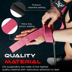 BEAST RAGE Weight Lifting Straps Fitness Padded Cotton Wrist Support Gel Advanced Grips Dumbbell Bar Wraps Heavy Duty Gym Bodybuilding Straps Power Deadlift Barbells Non Slip Exercise