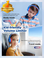 iClever HS19 Kids Headphones with Cord, Toddler Headphones for Boys Girls