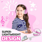 JoySpark Kids Bluetooth Headphones Over-Ear, 60Hrs, Built-in Mic-Purple