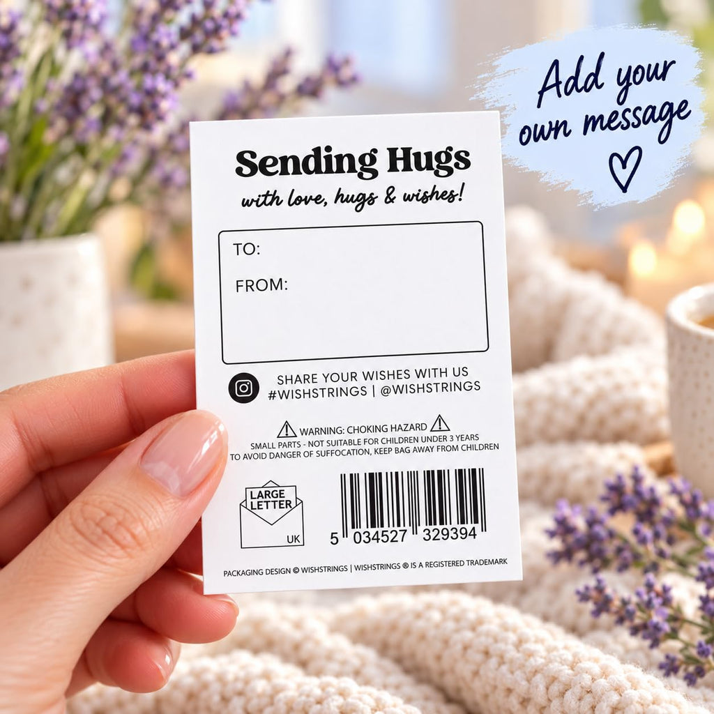 WishStrings Pocket Hug, Little Hug Gifts, Thinking of You Card