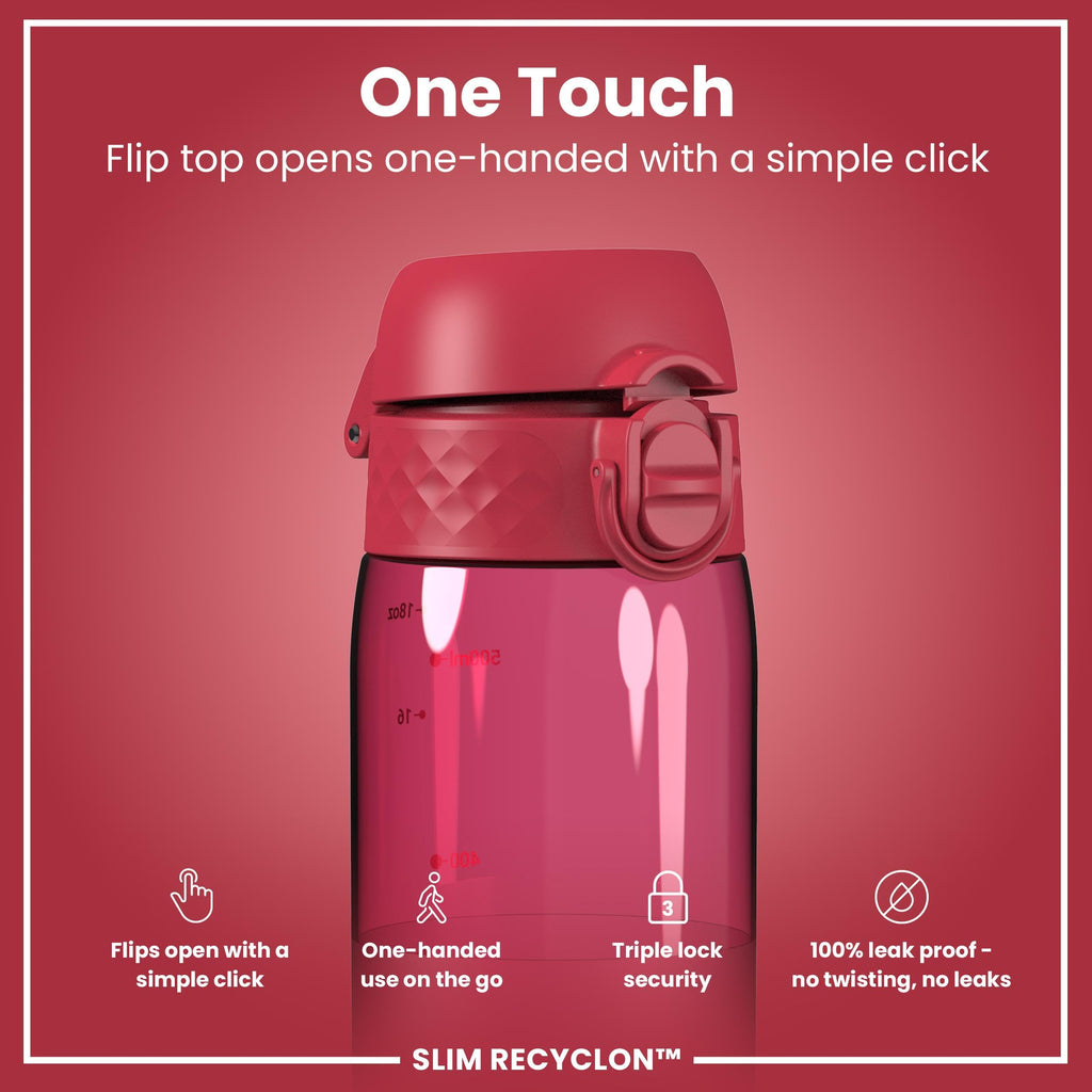 ION8 Leak Proof Water Bottle, 500ml (18oz), Fighter Jets