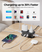 ORICO Cruise Approved Travel Power Strip, 4FT Wrap-Around Extension Cord