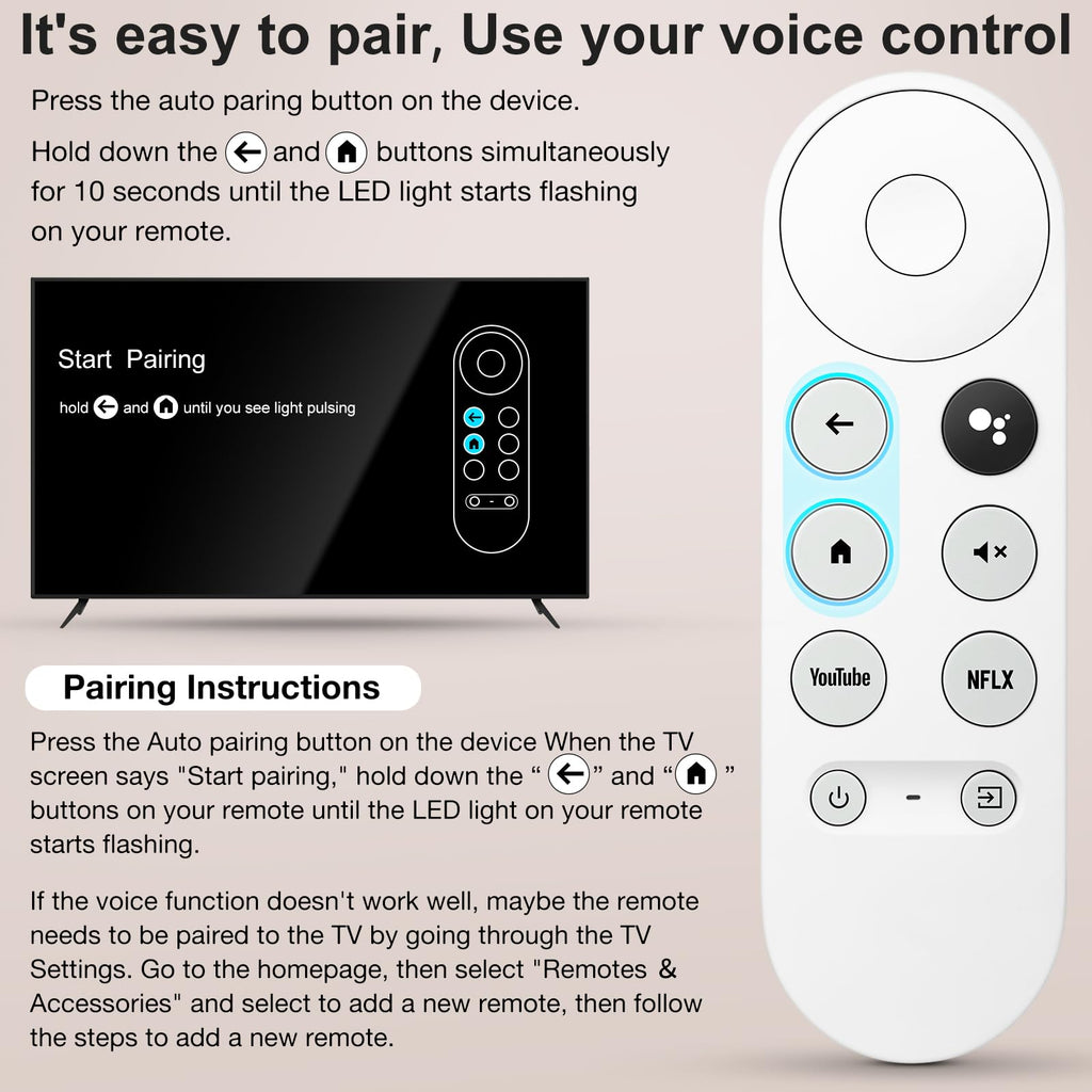 Universal Backlit Remote for LG Smart TV Remote Control Replacement