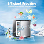 Electactic 3.2 Cu.ft Small Freezer, Mini Upright Freezer, White
