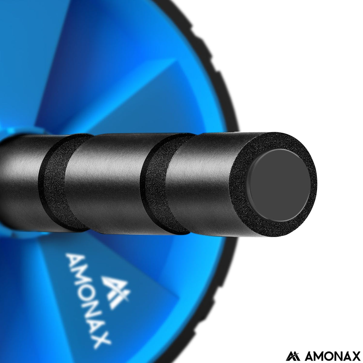 Amonax Convertible Ab Wheel Roller with Large Knee Mat for Core Abs Rollout