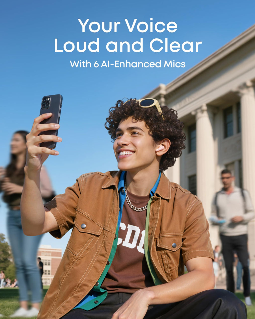 Soundcore P31i by Anker Translation Earbuds with Real-Time Adaptive ANC