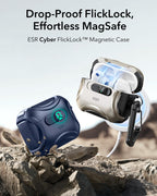 ESR for AirPods 5/4 Case, Compatible with MagSafe, Drop-Proof Lock, Black