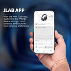 JLab JBuds Lux ANC Wireless Over-Ear Headphones, Mauve