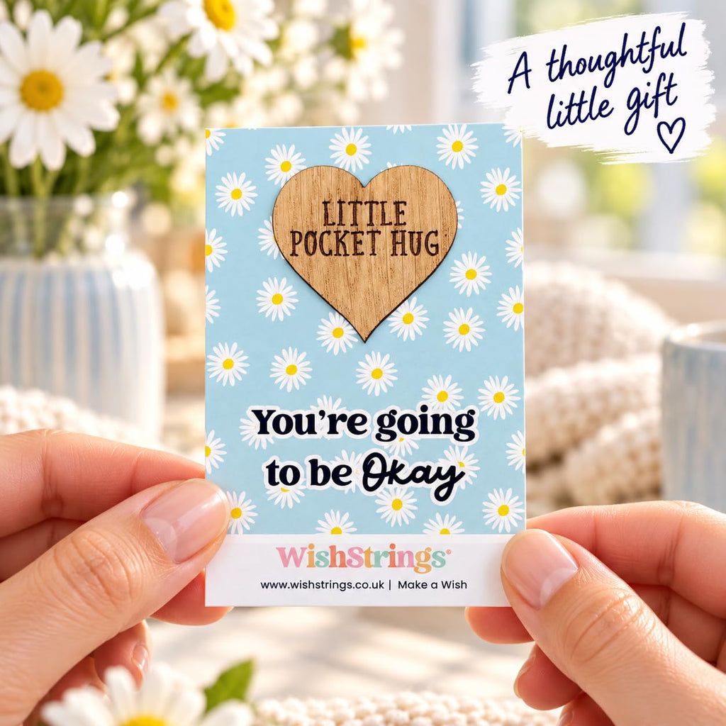 WishStrings Pocket Hug, Little Hug Gifts, Thinking of You Card