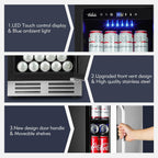 Mini Beverage Refrigerator Cooler -Small Beverage Fridge 1.4cu.ft