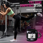 Slim Panda Ankle Straps for Cable Machines, Cable Kickback Ankle Cuffs
