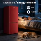 Apartment 7.1 Cu.Ft Refrigerator with Bottom Freezer Red