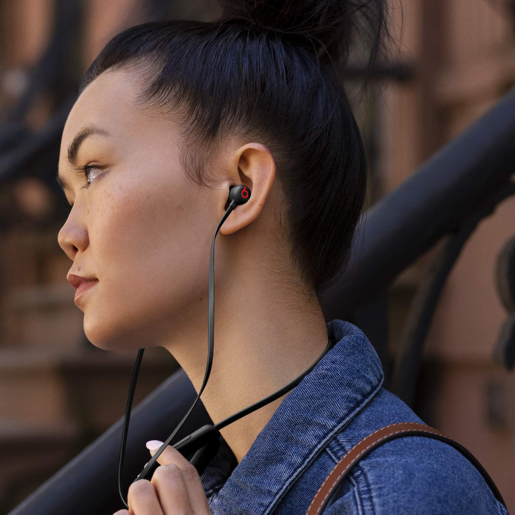 Beats Flex Wireless Earbuds - Apple W1 Headphone Chip, Magnetic Earphones, Class 1 Bluetooth, 12 Hours of Listening Time, Built-in Microphone - Yuzu Yellow