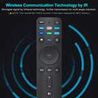 Universal Remote Replacement XRT260 for All VIZIO Smart TV Smartcast 4K P-Series V-Series D-Series M-Series XRT136 XRT140, with Buttons for Netflix Disney Prime Video Hulu (No Voice Function)