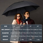 NINEMAX Large Golf Umbrella Windproof Strong 54/62/68 Inch,Extra Big Golf Umbrellas Automatic Open Double Canopy for Gents Women