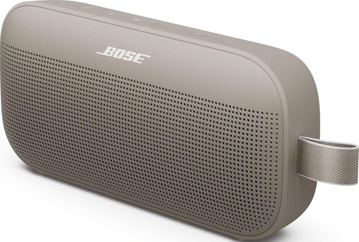 Bose SoundLink Flex Bluetooth Speaker (2nd Gen) - Portable Outdoor Speaker with Hi-Fi Audio, Waterproof and Dustproof, USB-C, Up to 12 Hours Battery Life, Black