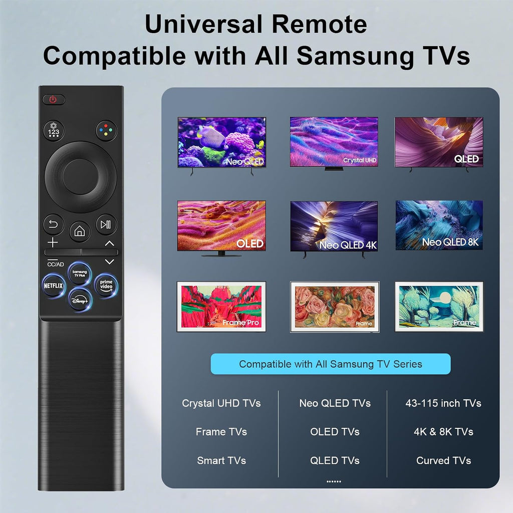 Replacement for Samsung TV Remote Control, 2-Year Warranty