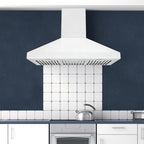 Hauslane Wall Mount Range Hood 30 Inch Convertible 350-750 CFM Low Noise