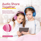 EarFun K1 Kids Headphones Wired with Mic, Volume Limit Headphones for Kids