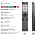 Universal Replacement for LG Smart TV Remote