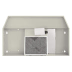 Broan-NuTone 413604 Non-Ducted Ductless Range Hood Insert with Light, Exhaust Fan for Under Cabinet, 36-Inch, Stainless Steel