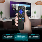 【2-Pack】 for Roku TV Remote,Replacement for TCL,ONN, Hisense Roku TVs