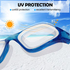 Winline Adult Swimming Goggles,Open Water Goggles Swimming Anti Fog UV Protection No Leakage Clear Vision Easy to Adjust for Adults Men Women Teenagers
