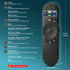 Universal Remote Control for Vizio Smart TV XRT270 XRT260 XRT140 XRT136 FHD 4K QLED UHD Smartcast Quantum Pro D/E/PX/P/M/V Series TV Remotes Replacement
