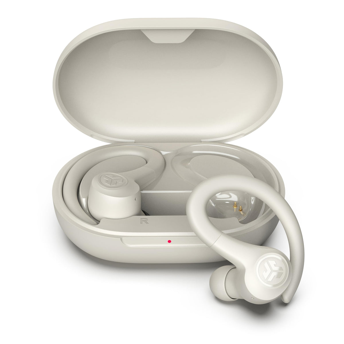 JLab, Go Sport+, True Wireless Workout Earbuds, Bluetooth Sport Earbuds, Clear Calling, Sand