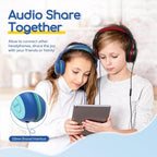EarFun K1 Kids Headphones Wired with Mic, Volume Limit Headphones for Kids
