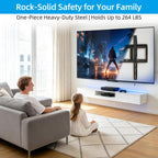 HOME VISION Heavy Duty Tilt TV Wall Mount for 32-86 Inch Flat/Curved Screen
