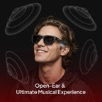 OhO Open Ear Smart Glasses, UV400 Z87.1 Lightweight Audio Bluetooth Glasses