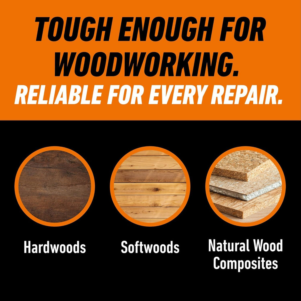 Gorilla 5044361 Wood Glue 1L (4 Pack)