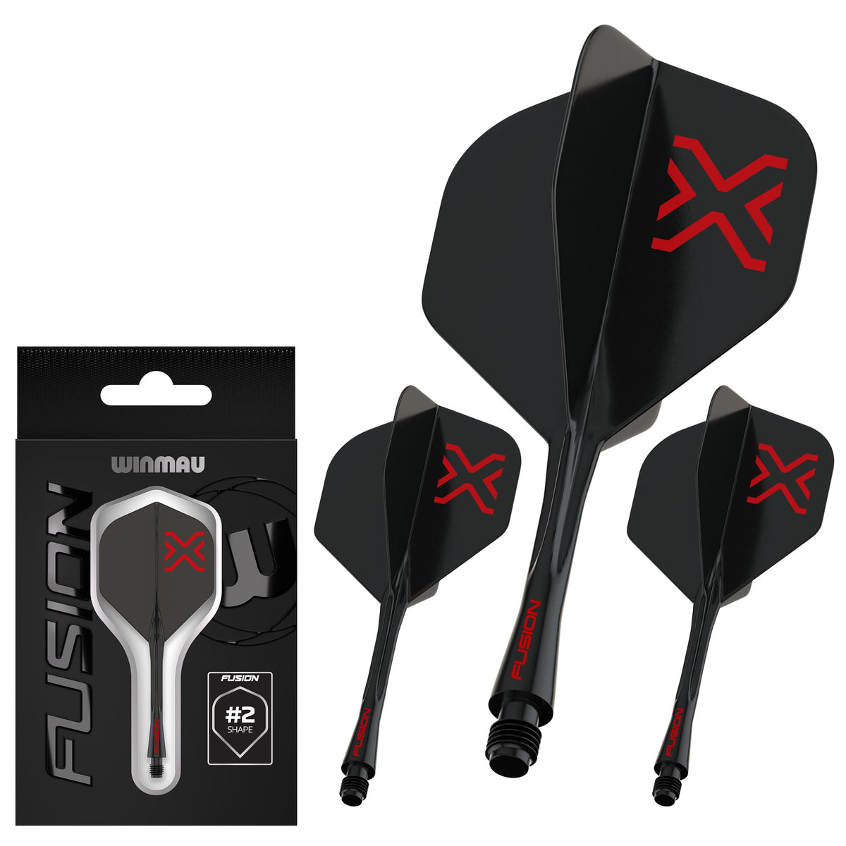 WINMAU | Fusion Integrated Dart Flights & Dart Stems | No.2