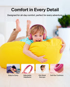 Belkin SoundForm Mini Kids Headphones, Wireless & Wired, 30H Playtime, Case