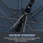 ZOMAKE Golf Umbrella Windproof and Rainproof Large