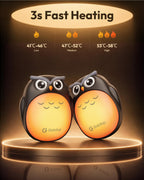 Gaiatop Rechargeable Hand Warmers 2 Pack, Cute Owl Handwarmers