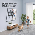 PERLESMITH Tilting TV Wall Mount for 23–60 inch TVs up to 115 lbs