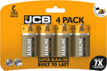 JCB Super Alkaline Batteries C Size 1.5V LR14 MN1400 Pack of 4