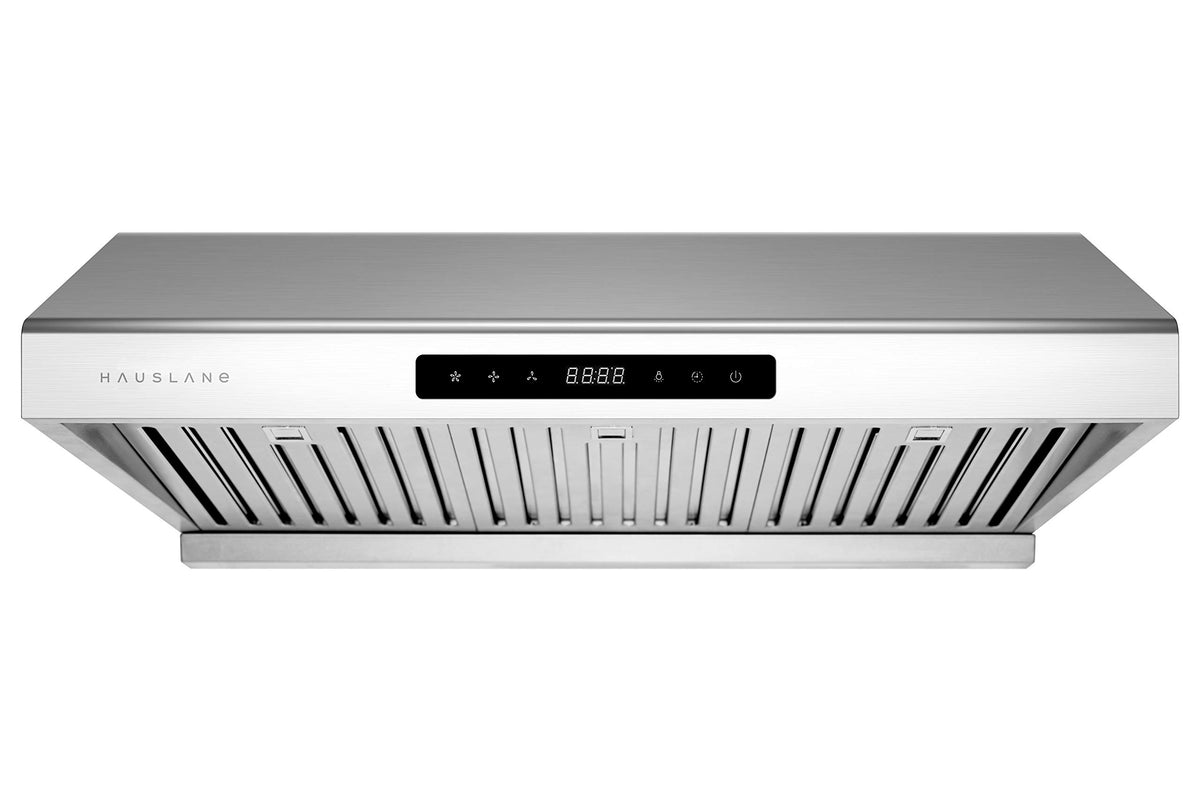 Hauslane 30 Inch Range Hood Under Cabinet 450-860CFM Ducted 3-Way Venting