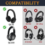 SoloWIT Earpads for Bose QC35 & QC35 ii - Brilliant Blue