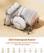 HAVA Countertop Dishwasher with Water Softener & Enhanced Energy Efficiency