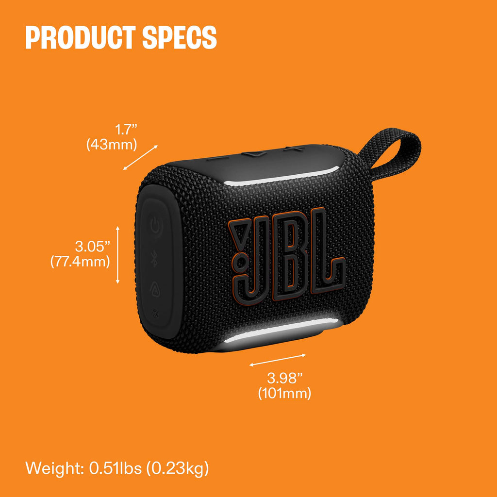 JBL Go 5 - Ultra-portable IP68 waterproof & drop-proof speaker (Blue)